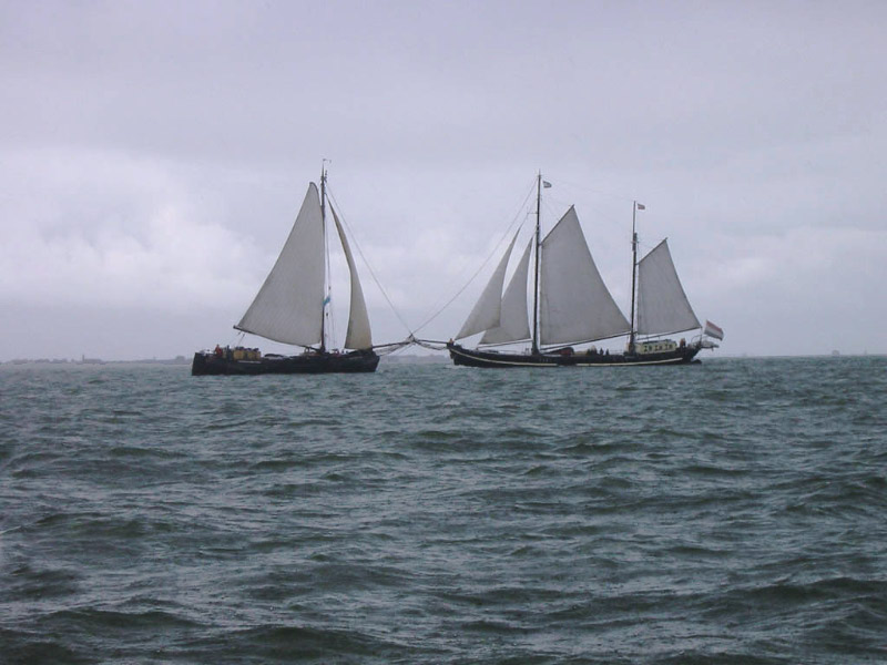 Ontmoeting op het IJsselmeer
